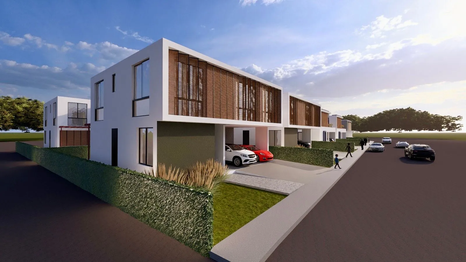 Constructora 383 · Render ilustrativo